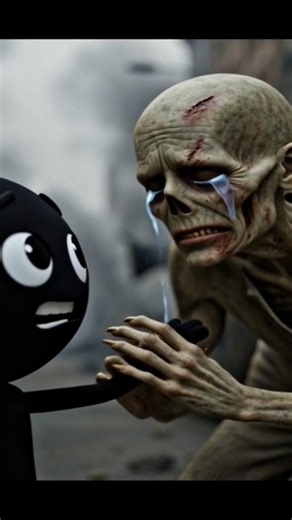 POV: You're 2D in a 3D zombie outbreak.#Relatable #AIAnimation #ForYou