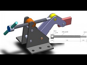 Solidworks project - Clamping mechanism -Exercise -6
