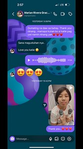 47K views · 18K reactions | Thank you ninang Marian Rivera ♥️ salamat sa pag alala and love kay. katie.. meron na siyang bagong Videoke, Ninang Yan to the rescue♥️來 Love yOu yan, God bless | Maria Katrina Halili | Facebook