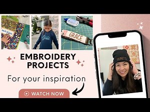 QUICK MACHINE EMBROIDERY PROJECTS FOR BEGINNERS, MACHINE EMBROIDERY INSPIRATION