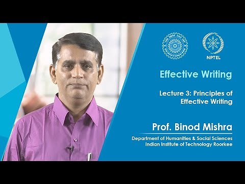 Lecture 03: Principles of Effective Writing
