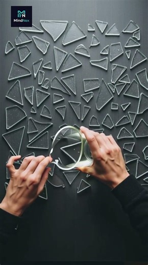 Glowing Shattered Glass Table 💎✨ Insane Epoxy Build