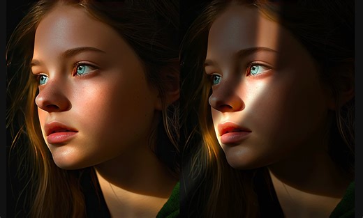 Face Light effect photoshop tutorial