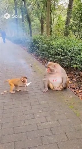 Boom Fired when Testing of Baby monkey !003 #fired #monkey #abanodoned #funny #trending #viral #fyp | Monkey planet