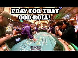 I have never seen this done before on a Live Casino Craps Table!