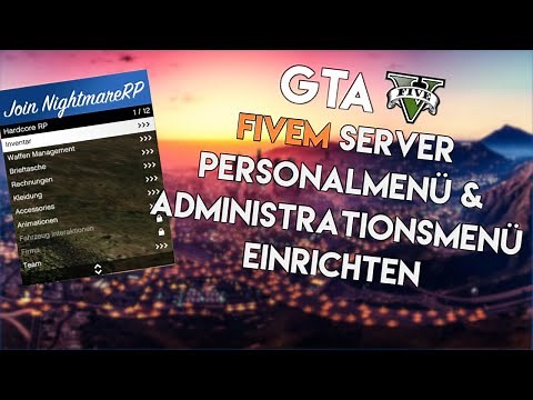 PERSONALMENÜ/ADMINMENÜ EINRICHTEN UND BENUTZEN 🔥 GTA 5 ROLEPLAY SERVER 🔥 FIVEM TUTORIAL #3