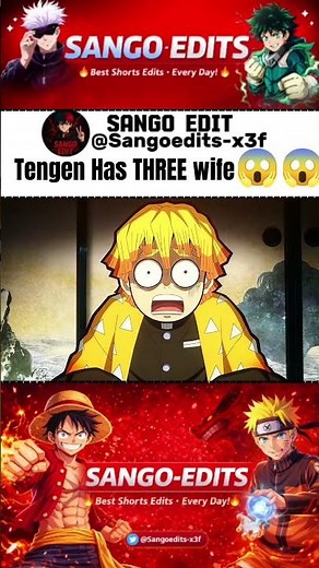 Tengen Has THREE wife😱😱#demonslayer #tengenuzui #tanjiro#zenitsu