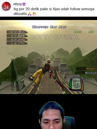 Pur 20 detik pake si ajax , karna udah plow aku buatin nih #downhill #downhilldomination #games