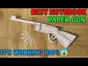 How to make paper gun | Origami guns | make paper gun easy and fast that shoots | Paper Shootgun |