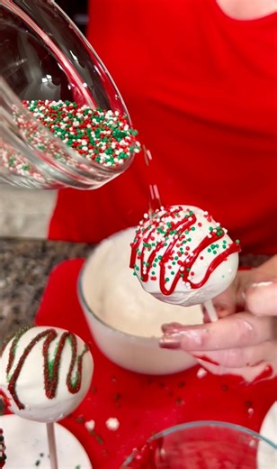 Cake Pops are So Easy! 🎄 (produced by Kyle & Mistie) | Vegas Mischief Makers