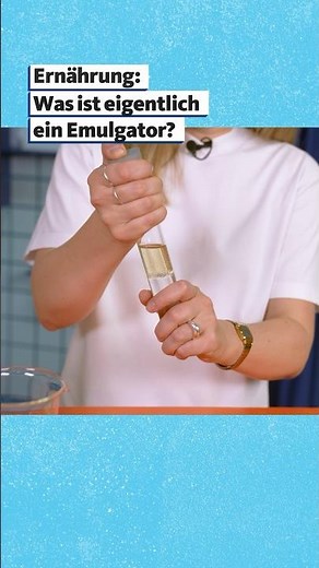 Food: What exactly is an emulsifier? #quarks #health #nutrition