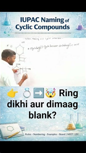 👉 IUPAC Naming of Cyclic Compounds 🔥 | Class 11–12 | Boards, NEET & JEE