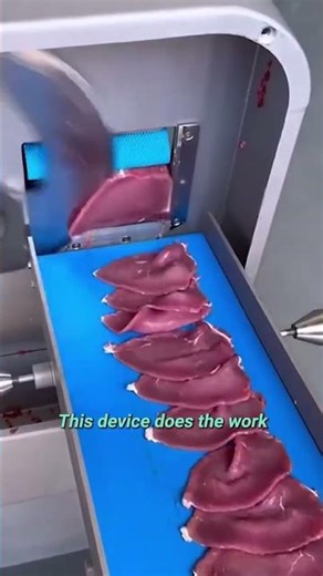 Will this machine replace human butchers in the future? 🤔 🥩