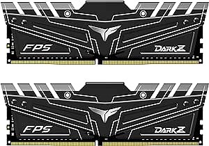 TEAMGROUP T-Force Dark Z FPS 16GB Kit (2x8GB) DDR4 Dram 4000MHz (PC4-32000) CL16 Desktop Memory Module Ram for Low Latency TDZFD416G4000HC16CDC01