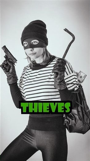 Thieves – One Line Joke 🕵️‍♂️😂