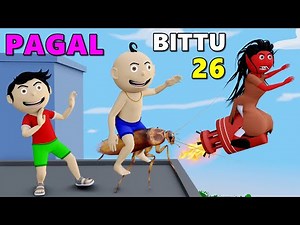 PAGAL BITTU SITTU 26 | Jokes | CS Bisht Vines | Desi Comedy,Bittu Sittu Toons,Pagal Beta,cartoon