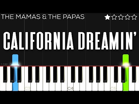 The Mamas & The Papas - California Dreamin’ | EASY Piano Tutorial