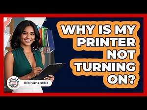 Why Is My Printer Not Turning On?