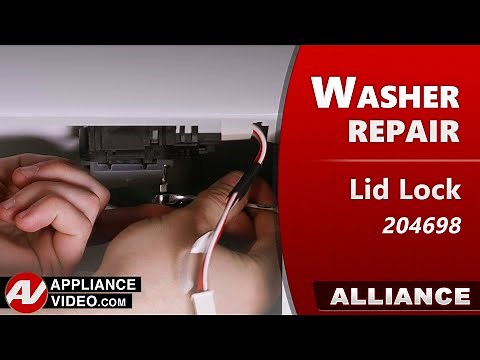 Washer - Will Not Lock - Lid Lock Repair