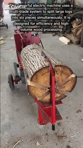 Multi-Blade Electric Log Splitter