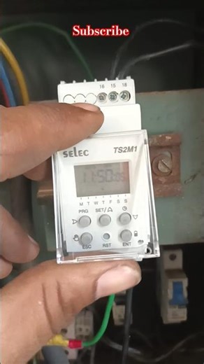 📟 check the timer setting 🔴🪛#electrician #viralshorts #shortsviral #shorts #timer #work