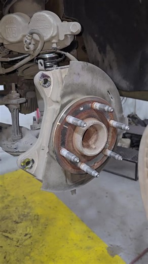 ‏GMC install new brake pads and rotor #automotive #mechanic | gmc