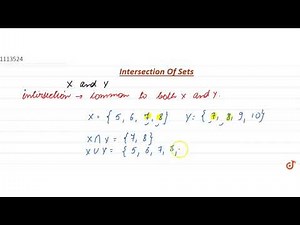 Explain Intersection of sets with diagram & examples ?