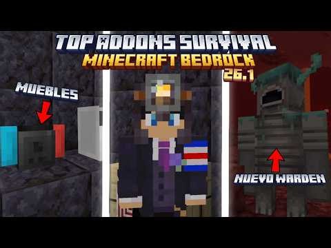 ⚔️ 5 ADDONS que transforman el Survival en Minecraft Bedrock