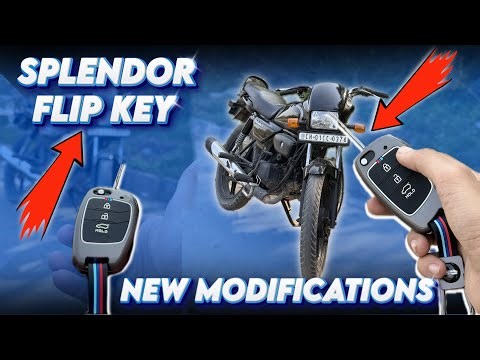 Flip Key Hero Splendor | Hero Splendor Key Convert to Flip Key | Bike Flip key #splendor #flipkey