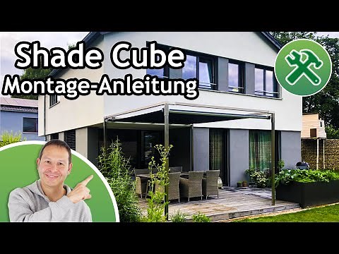 SHADE Cube von Shadesign - Montageanleitung zum Pergola Sonnensegel | Pina