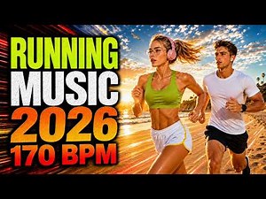 RUN WIDE OPEN ⚡ 170 BPM Running Music 2026 | 1 Hour Nonstop