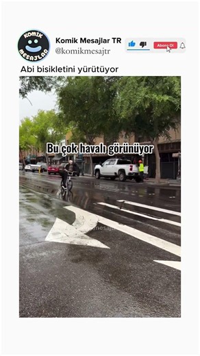 Böyle bisiklet sürüşü görmedim