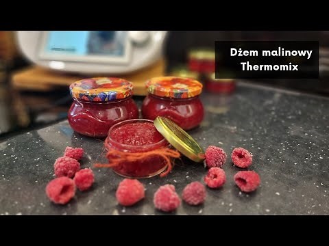 Słodki dżem malinowy ze świeżych malin z Thermomix// ThermoBajka