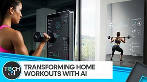 2.7K views · 14 reactions | The future of fitness is looking sleek, smart, and reflective. Forget bulky equipment cluttering your home, a new wave of technology is transforming how we exercise. Watch this report as we delve into the world of smart mirrors Nikita Singh brings you this report on #TechItOut | WION | Facebook