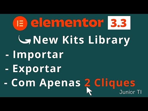 Como usar a Biblioteca de Kits Elementor WordPress
