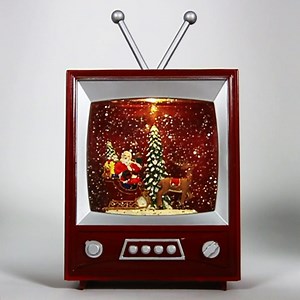 The San Francisco Music Box Santa in Spinning Water Television