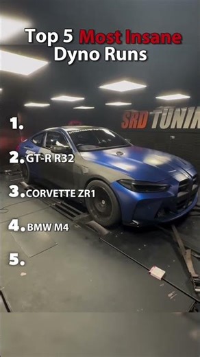 Ranking The Top 5 Most Insane Dyno Runs. #shorts