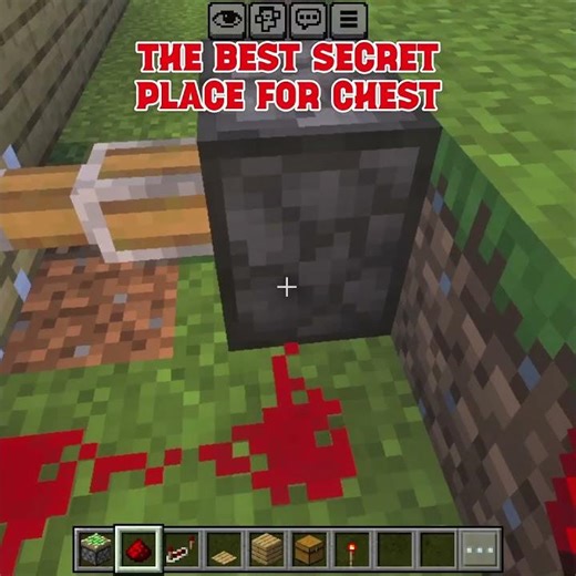 Minecraft’s Most Secret Chest Tutorial! 🔥#ytshorts