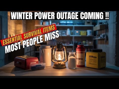 10 Essential Prepping Items to Survive Coming Winter Power Outage!