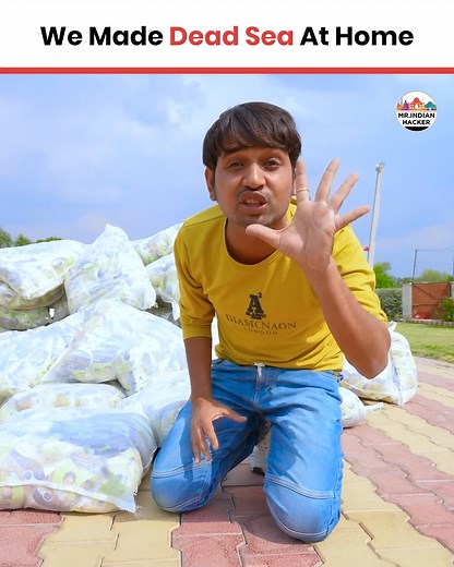 We Made Dead Sea At Home . . #mrindianhacker #FBVideo #FBViral #Sea | Mr. Indian Hacker