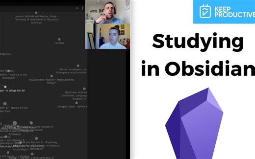 Obsidian 示范 2 || 用Obsidian辅助PhD研究与学习