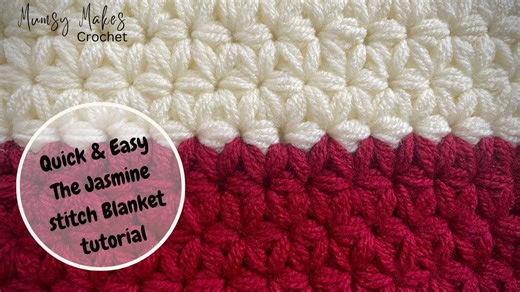 Crochet Blanket Tutorial: Jasmine Stitch aka Daisy Stitch