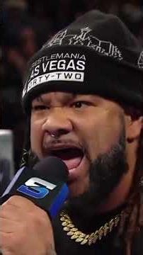 Jacob Fatu sends a message to the Usos ahead of his match with Roman Reigns! #WWESmackDown