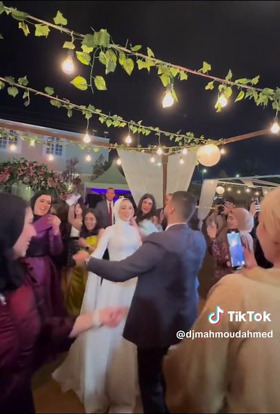 Funny Bride Dancing in Wedding Celebration | Popular Arab TikTok Stars