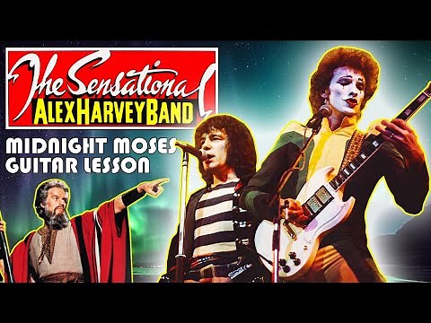 "MIDNIGHT MOSES": Guitar Lesson (Sensational Alex Harvey Band/Dead Daisies).