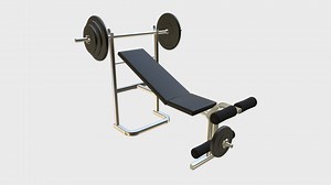 Gym equipment bench weight - Buy Royalty Free 3D model by FM 3D Models (@FM-3DModels)