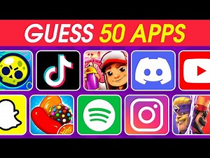 Guess the App Logo in 3 Seconds | 50 Famous App Logos in the World