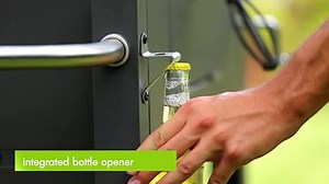 tepro Holzkohlegrill (Grillwagen) Toronto Click, Grillfläche: ca. 56 x 41,5 cm, BBQ mit Deckel, Edelstahl-Griff, Grillrost und Thermometer, Maße ca. 115 x 67 x 107 cm