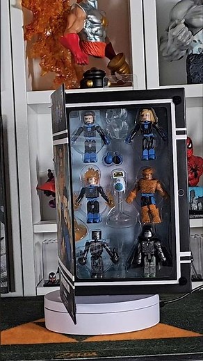Marvel Fantastic Four Minimates Box Set | 20th Anniversary Edition | Diamond Select Toys