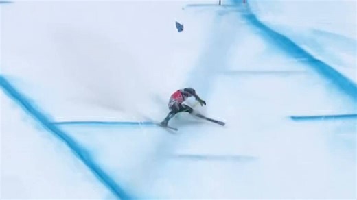 Alice Robinson chute lourdement à Tarvisio
